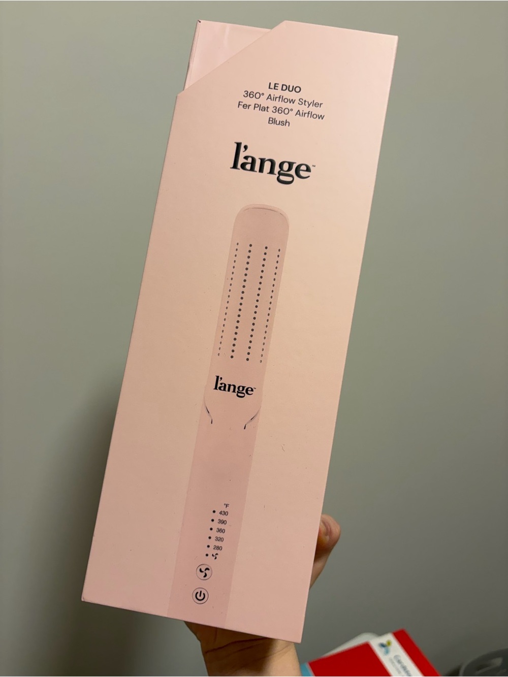 l'ange LE DUO 360° Airflow Styler - Blush Pink